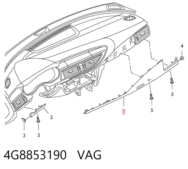  4G8853190 VAG