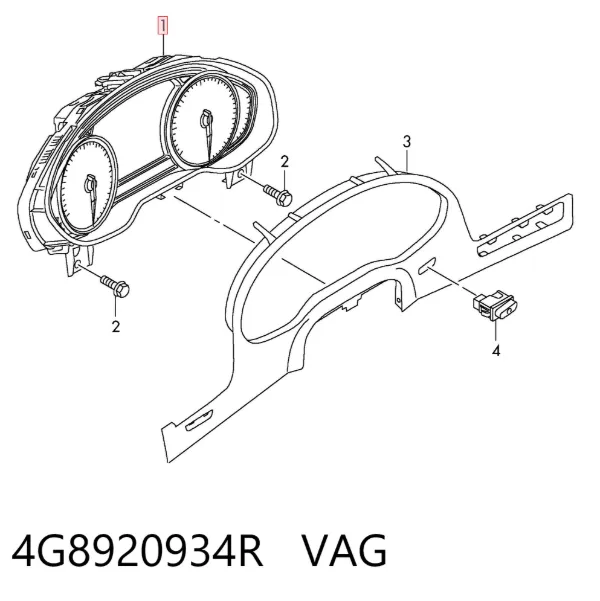 Панель приборов 4G8920934R VAG