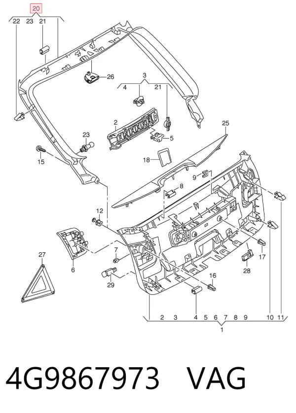  4G9867973 VAG