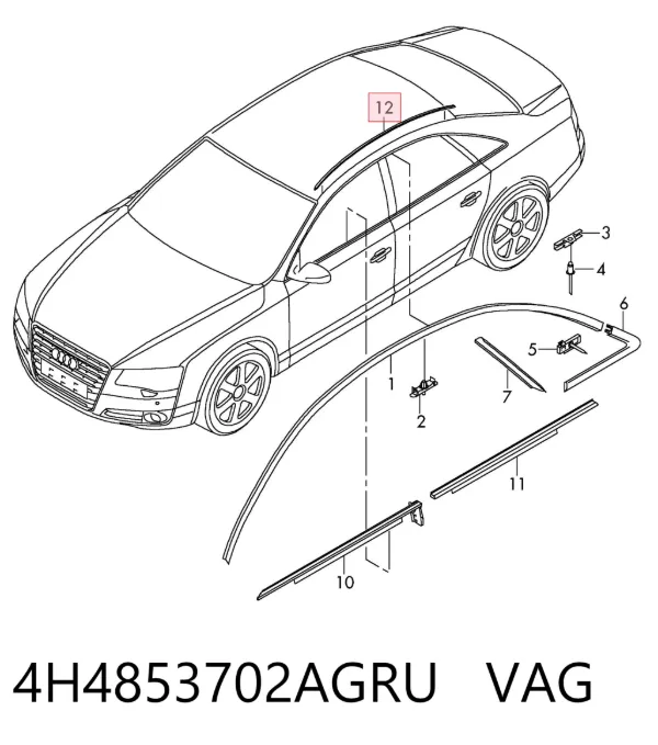  4H4853702AGRU VAG