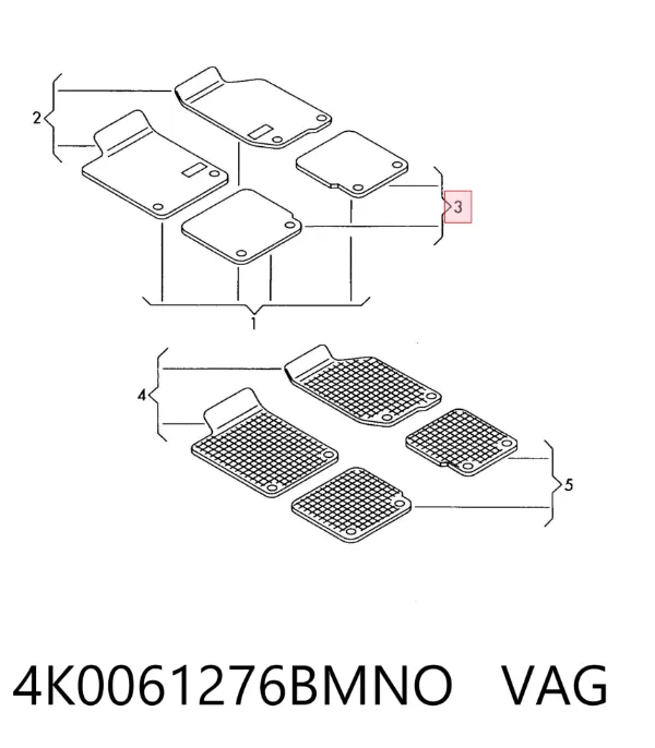  4K0061276BMNO VAG