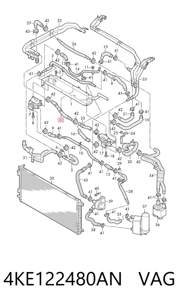  4KE122480AN VAG