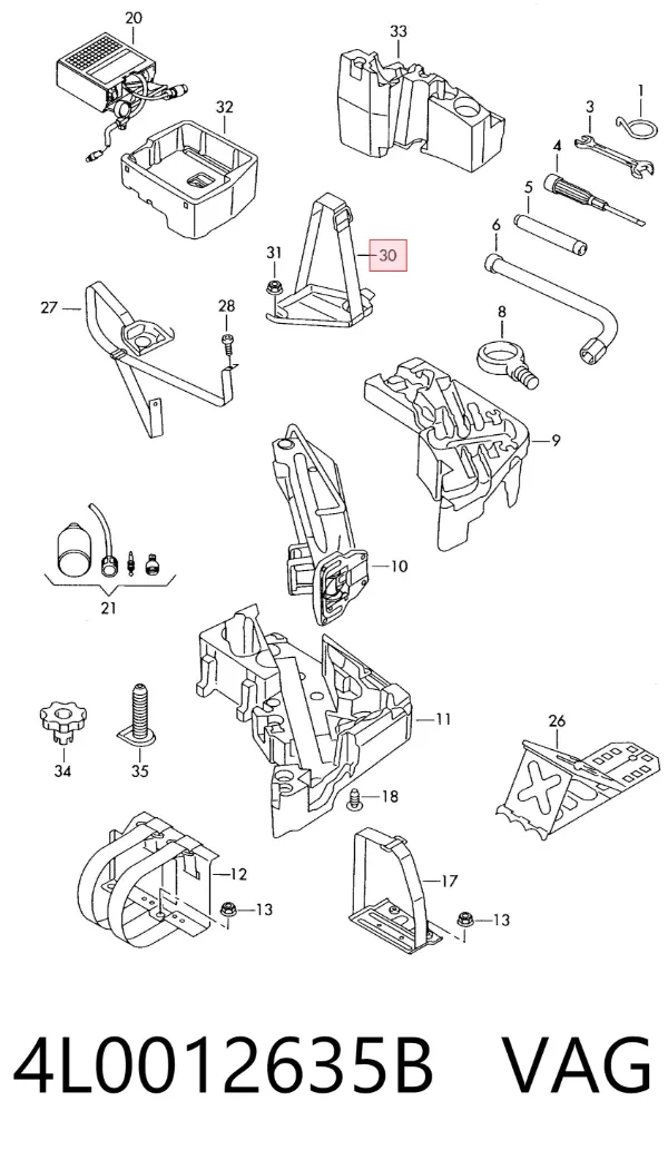  4L0012635B VAG