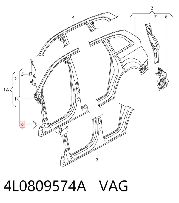  4L0809574A VAG