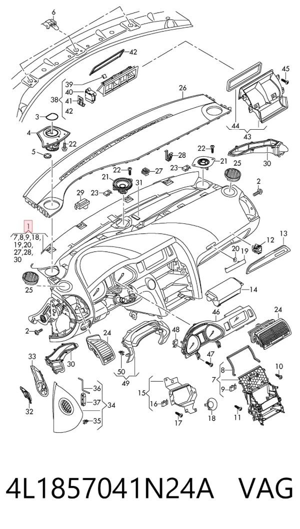 Торпедо 4L1857041N24A VAG