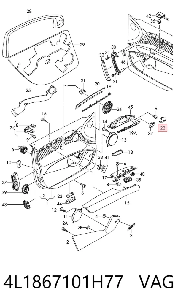  4L1867101H77 VAG