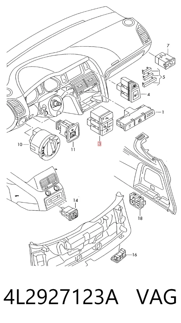  4L2927123A VAG