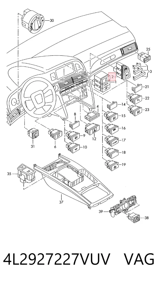  4L2927227VUV VAG