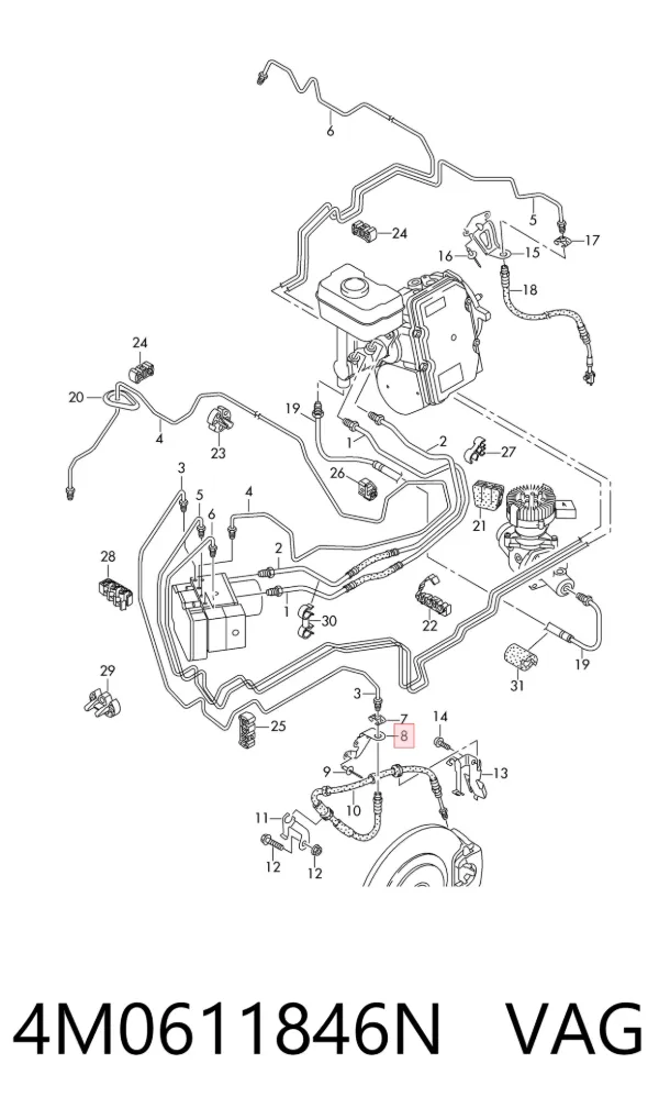  4M0611846N VAG