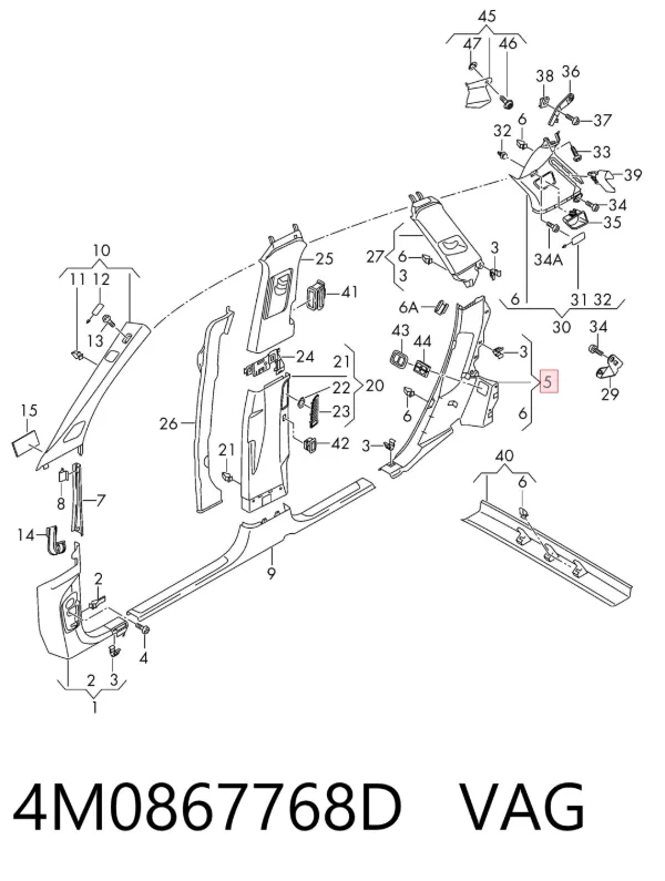  4M0867768D VAG