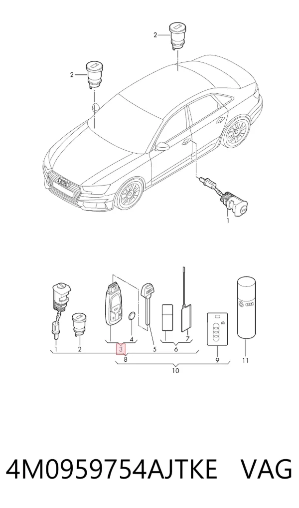  4M0959754AJTKE VAG