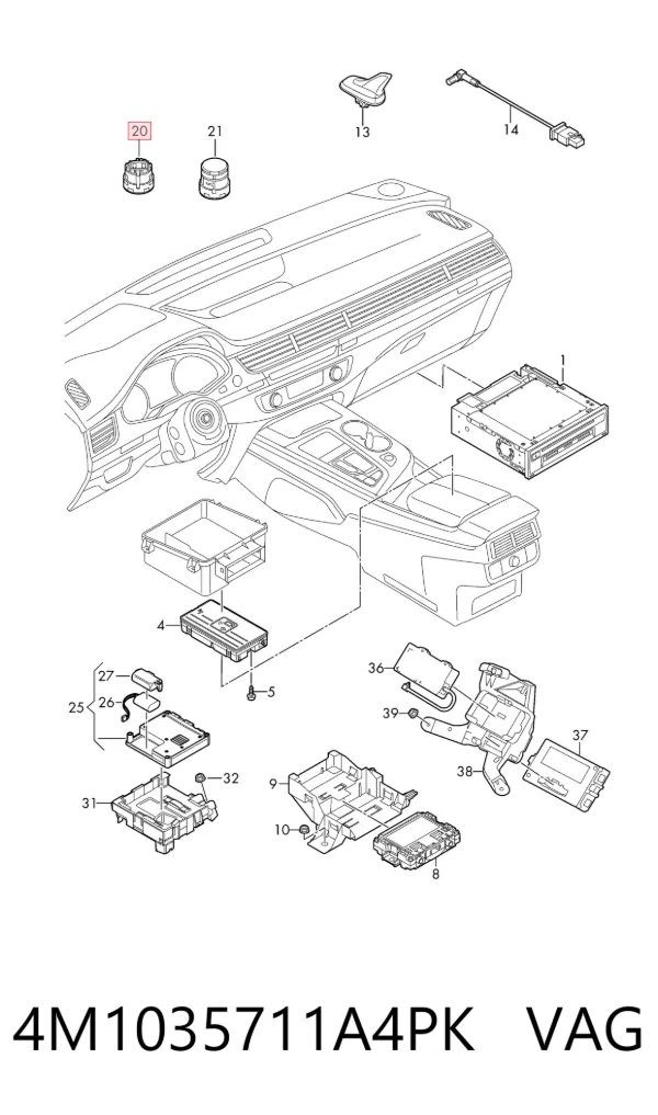  4M1035711A4PK VAG
