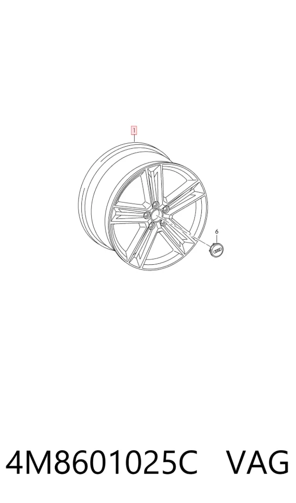 Диски колесные 4M8601025C VAG