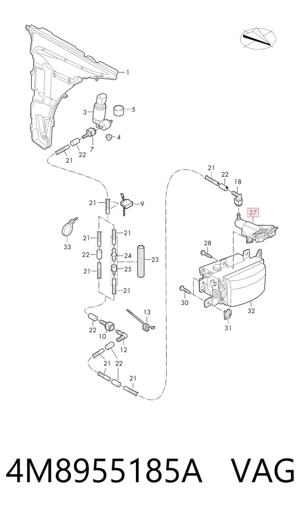  4M8955185A VAG