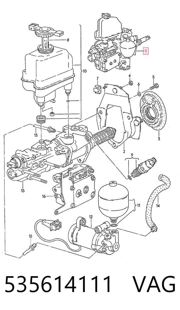 Блок АБС 535614111 VAG