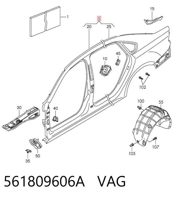  561809606A VAG