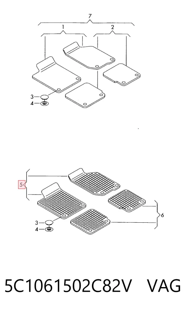  5C1061502C82V VAG