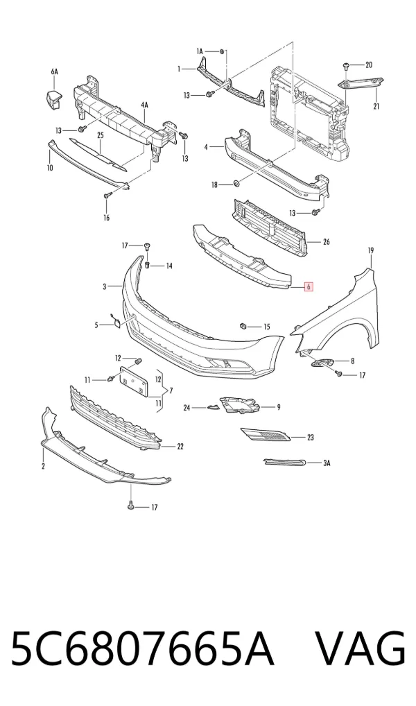  5C6807665A VAG
