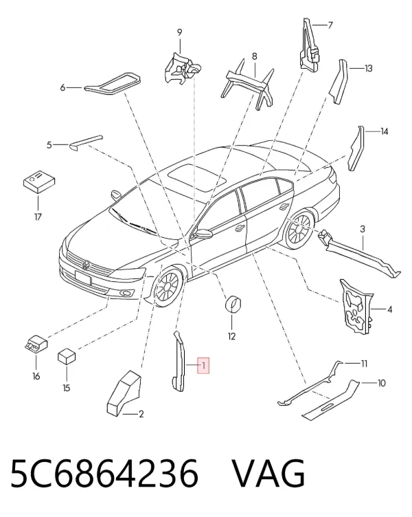  5C6864236 VAG