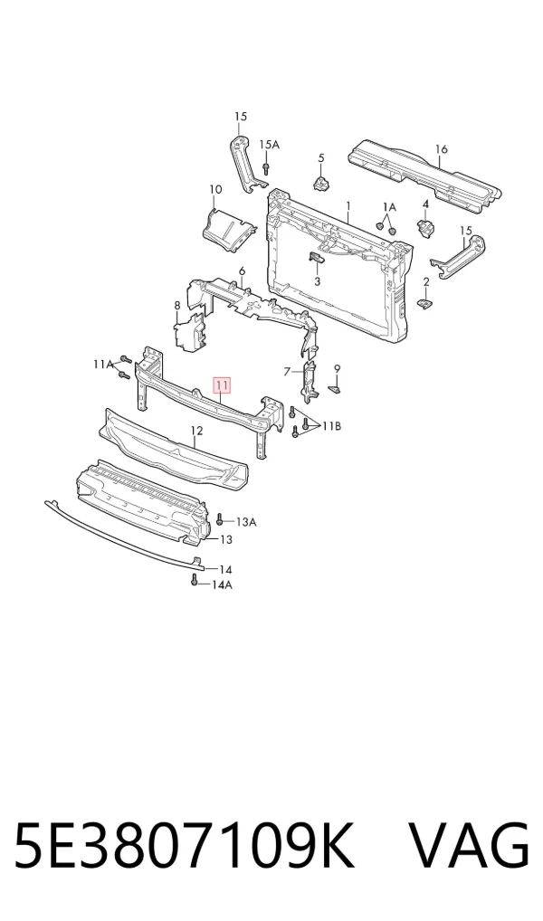  5E3807109K VAG