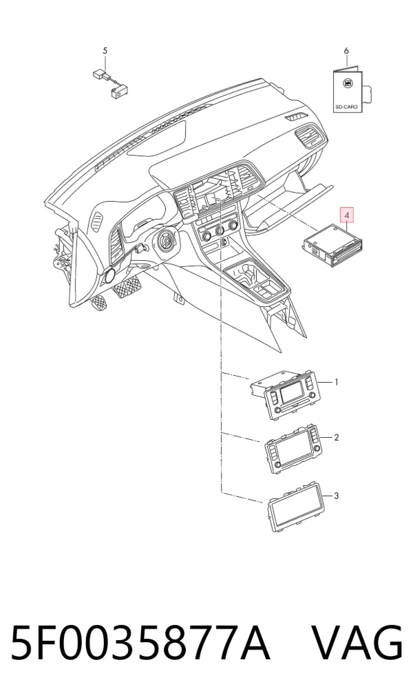  5F0035877A VAG