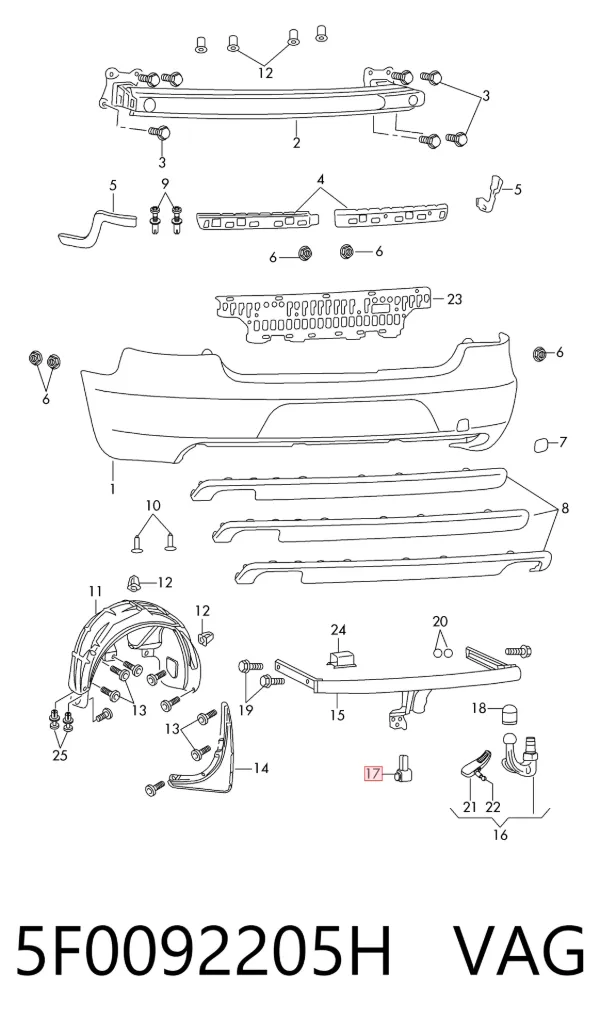  5F0092205H VAG