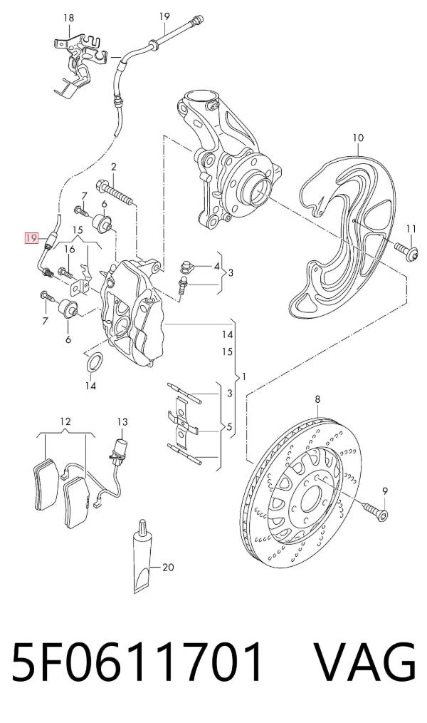  5F0611701 VAG