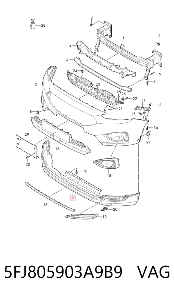  5FJ805903A9B9 VAG