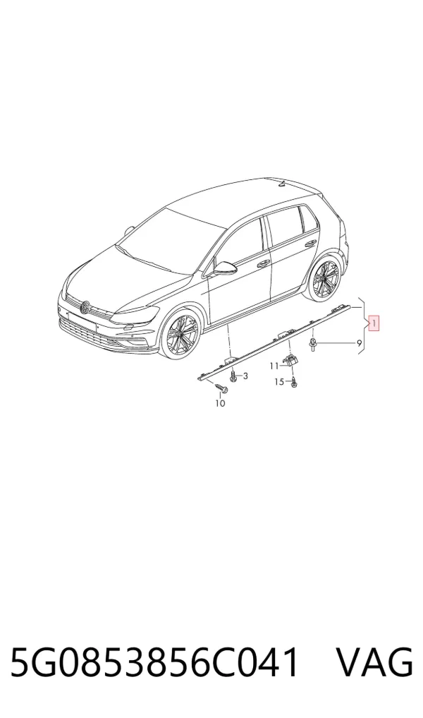  5G0853856C041 VAG