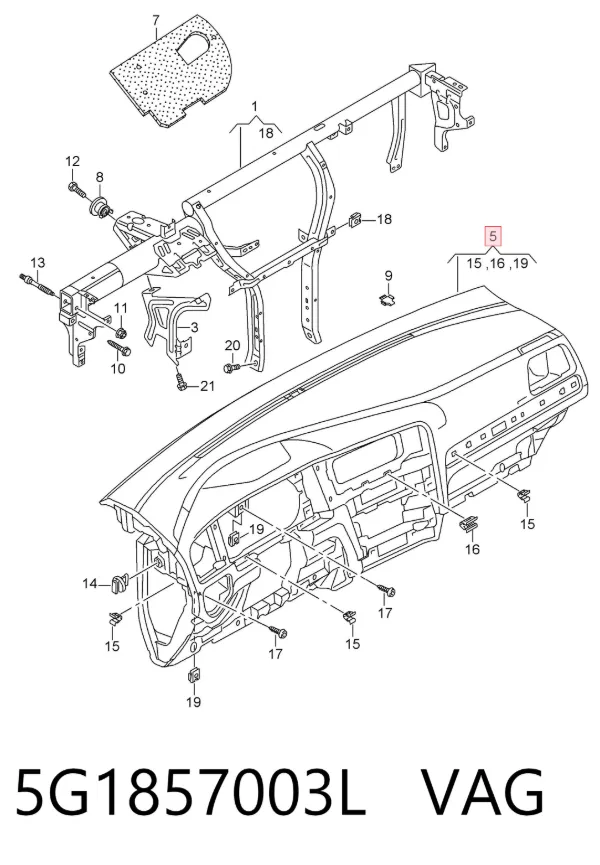 Торпедо 5G1857003L VAG