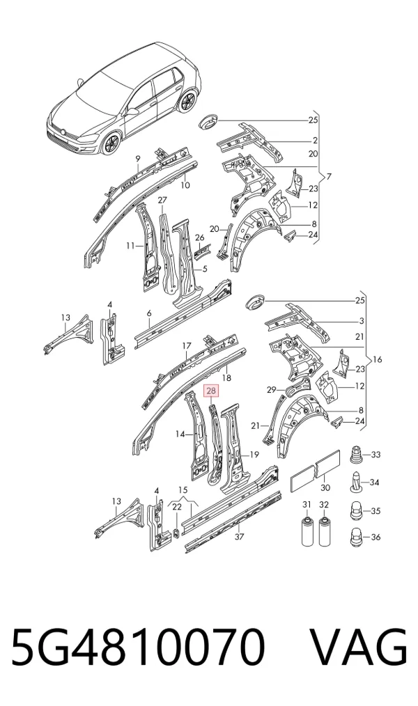  5G4810070 VAG
