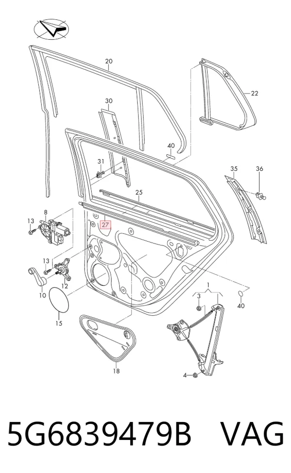  5G6839479B VAG