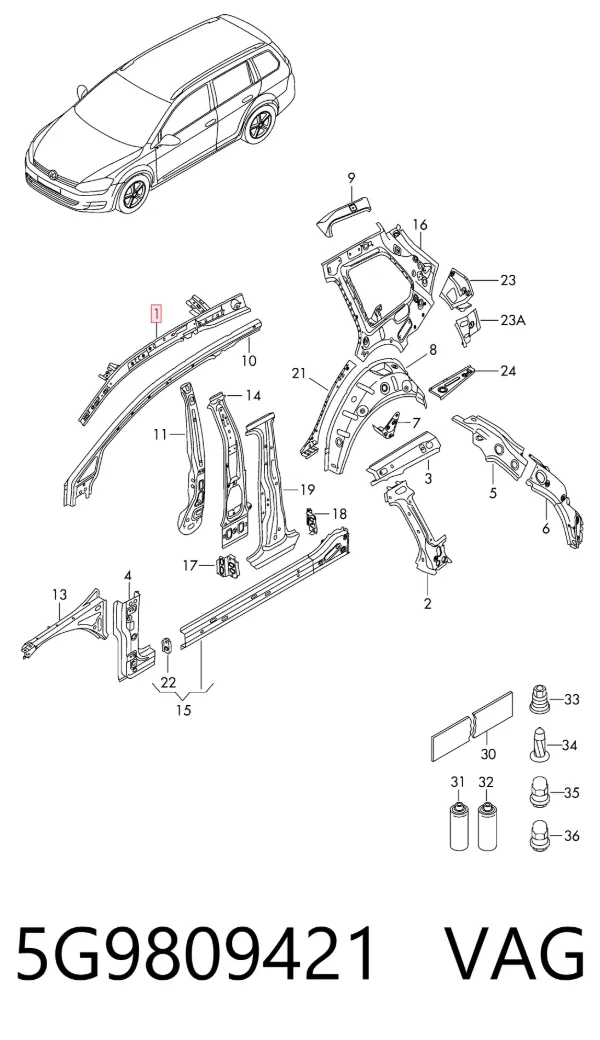  5G9809421 VAG