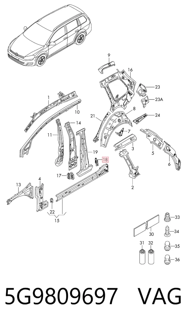  5G9809697 VAG