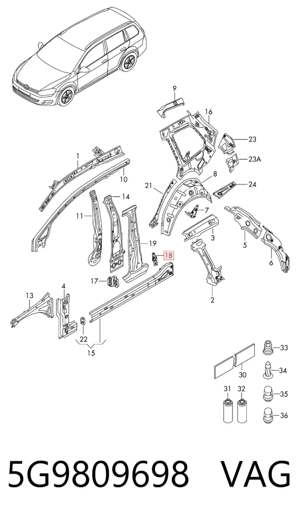  5G9809698 VAG