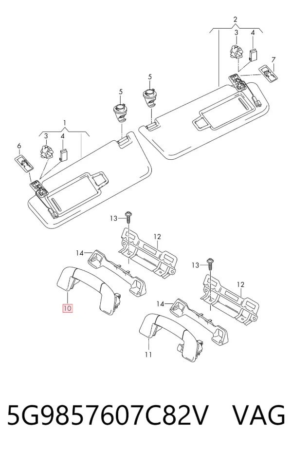  5G9857607C82V VAG