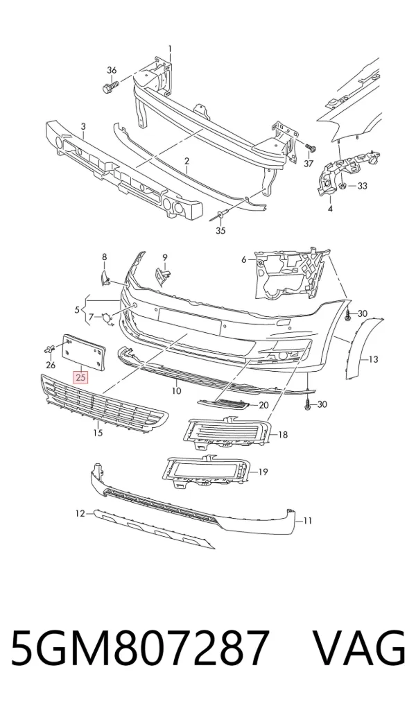  5GM807287 VAG