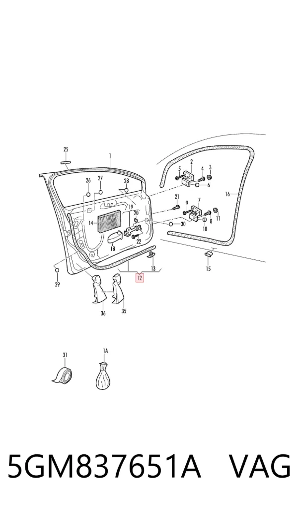  5GM837651A VAG