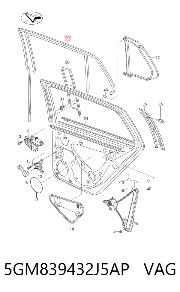 5GM839432J5AP VAG