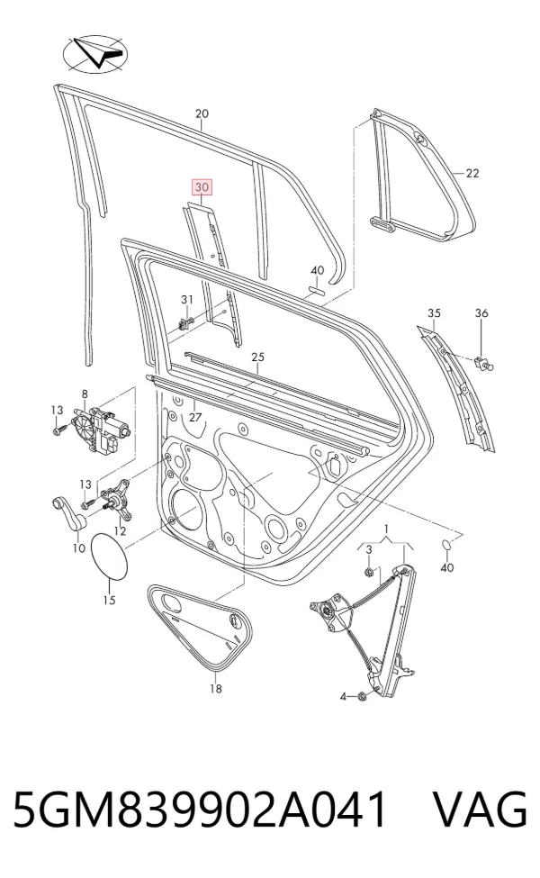 5GM839902A041 VAG