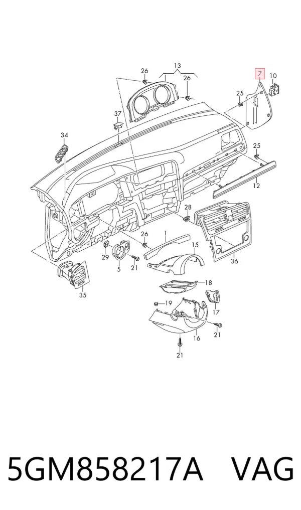  5GM858217A VAG