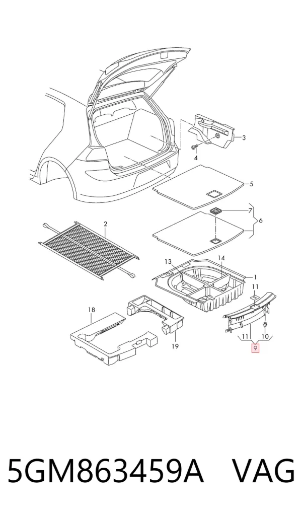  5GM863459A VAG