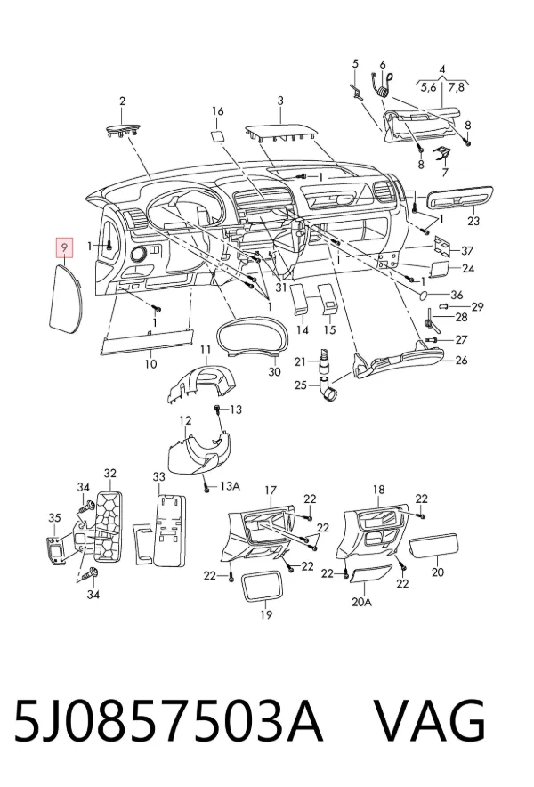  5J0857503A VAG