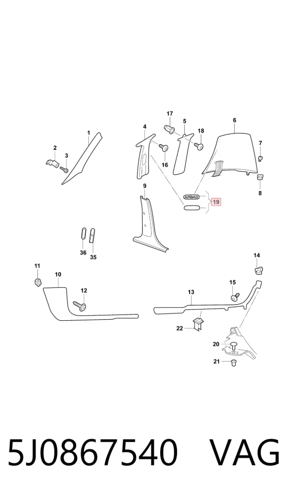  5J0867540 VAG