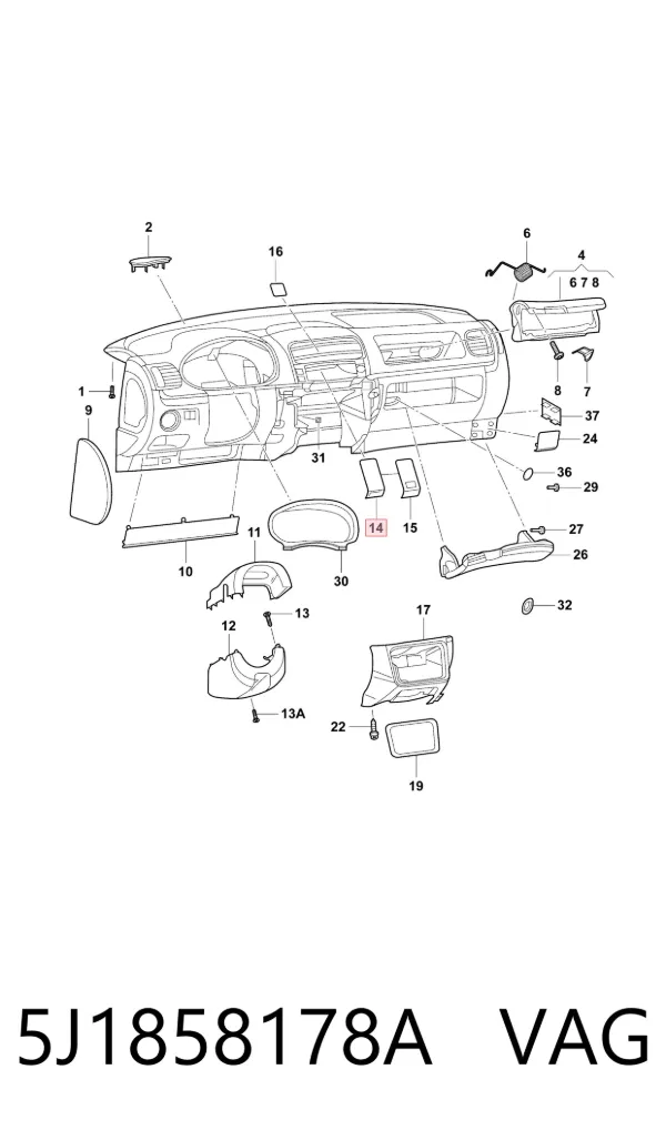  5J1858178A VAG