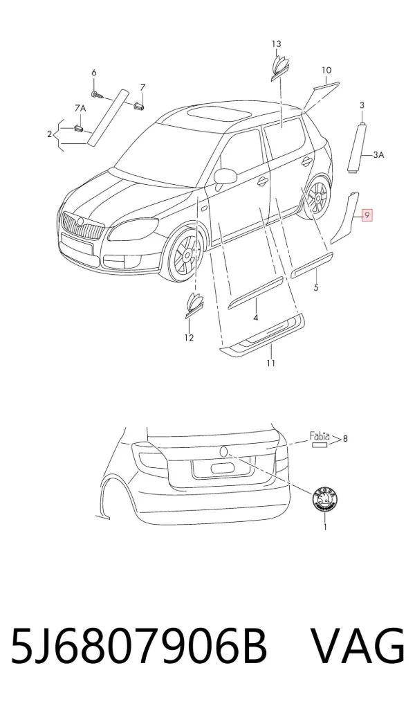  5J6807906B VAG