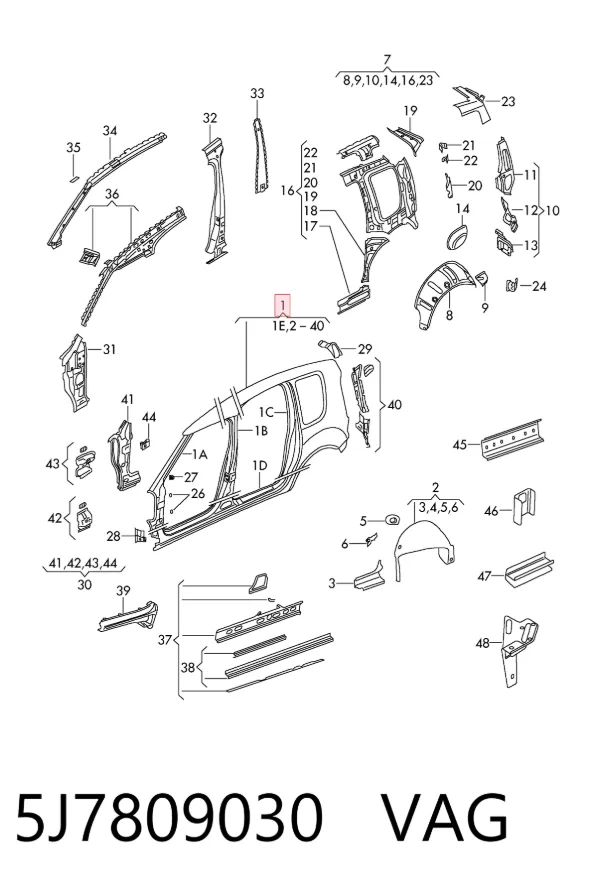  5J7809030 VAG