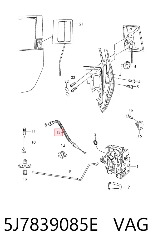 5J7839085E VAG