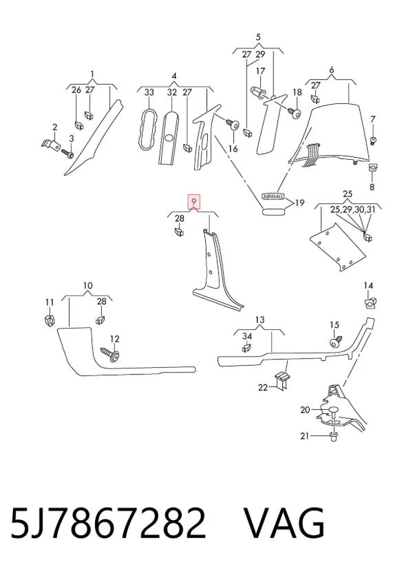  5J7867282 VAG