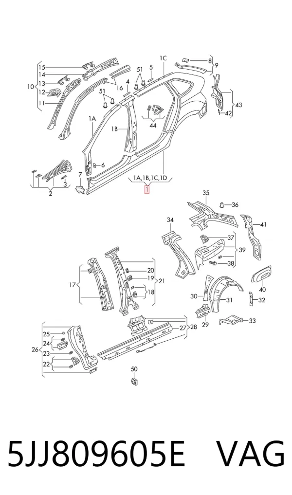  5JJ809605E VAG